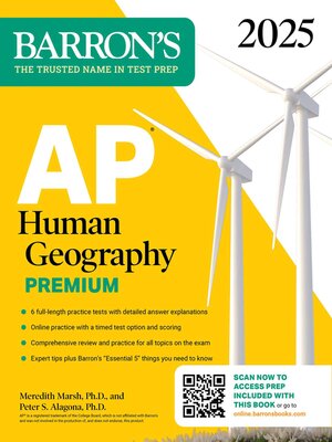 cover image of AP Human Geography Premium 2025